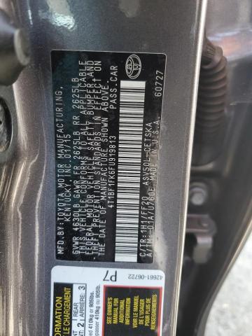 VIN 4T1BF1FK6FU919813 2015 Toyota Camry, LE no.13