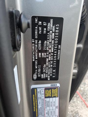 2012 Kia Optima Ex VIN: 5XXGN4A76CG010845 Lot: 61884664