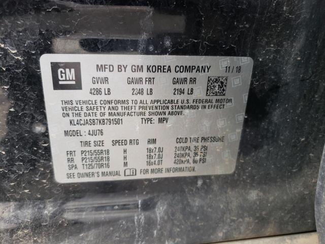 2019 Buick Encore Preferred VIN: KL4CJASB7KB791501 Lot: 61710944