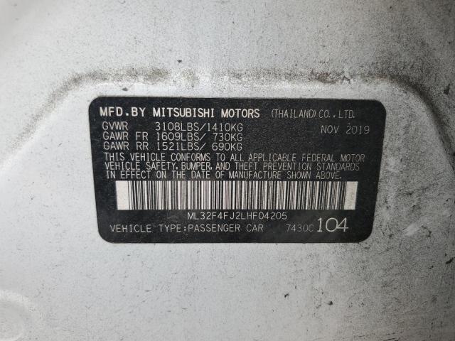 2020 MITSUBISHI MIRAGE G4 - ML32F4FJ2LHF04205