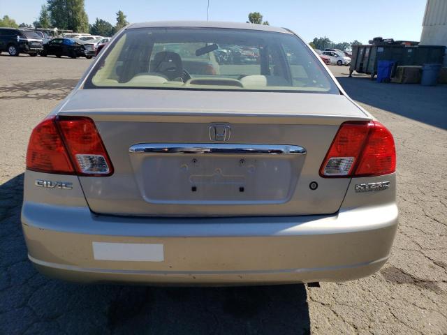 2003 Honda Civic Hybrid VIN: JHMES96683S031262 Lot: 62111984