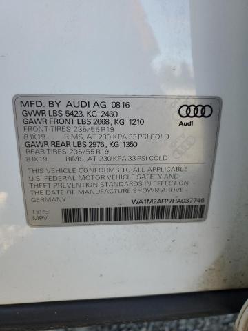 VIN WA1M2AFP7HA037746 2017 Audi Q5, Premium Plus no.13