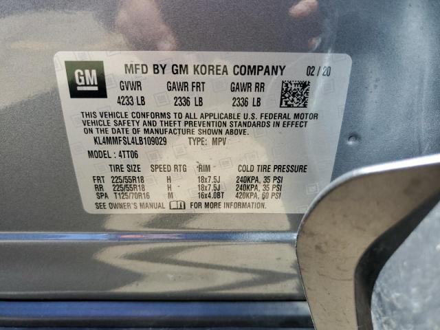 2020 Buick Encore Gx Essence VIN: KL4MMFSL4LB109029 Lot: 60474334