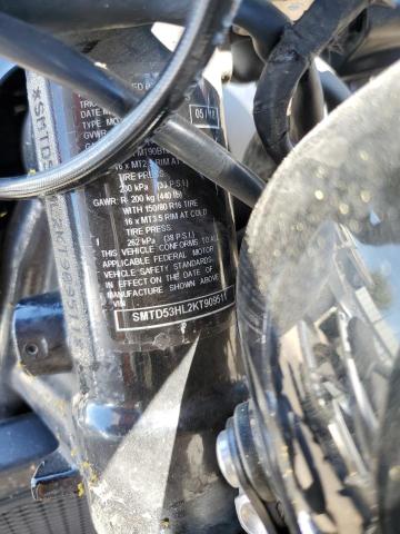 2019 TRIUMPH MOTORCYCLE BONNEVILLE - SMTD53HL2KT909511