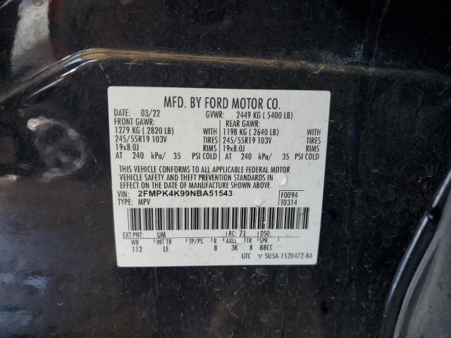 2FMPK4K99NBA51543 2022 FORD EDGE - Image 14