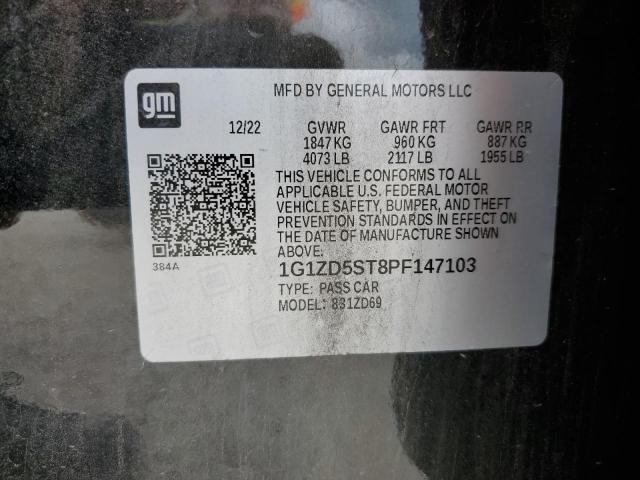 2023 CHEVROLET MALIBU LT - 1G1ZD5ST8PF147103