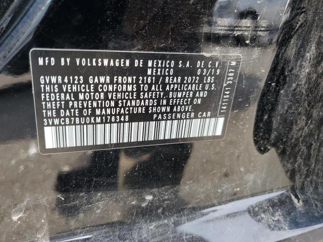 2019 VOLKSWAGEN JETTA S - 3VWCB7BU0KM176348