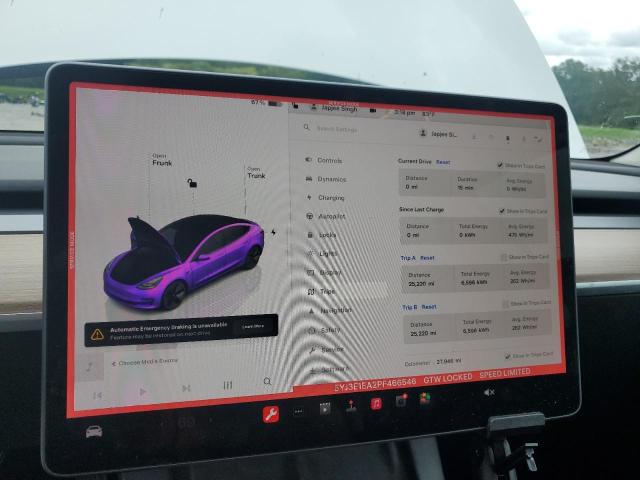 2023 TESLA MODEL 3 - 5YJ3E1EA2PF466546