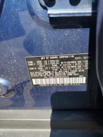 2022 Subaru Outback Limited VIN: 4S4BTANC0N3204422 Lot: 61473654