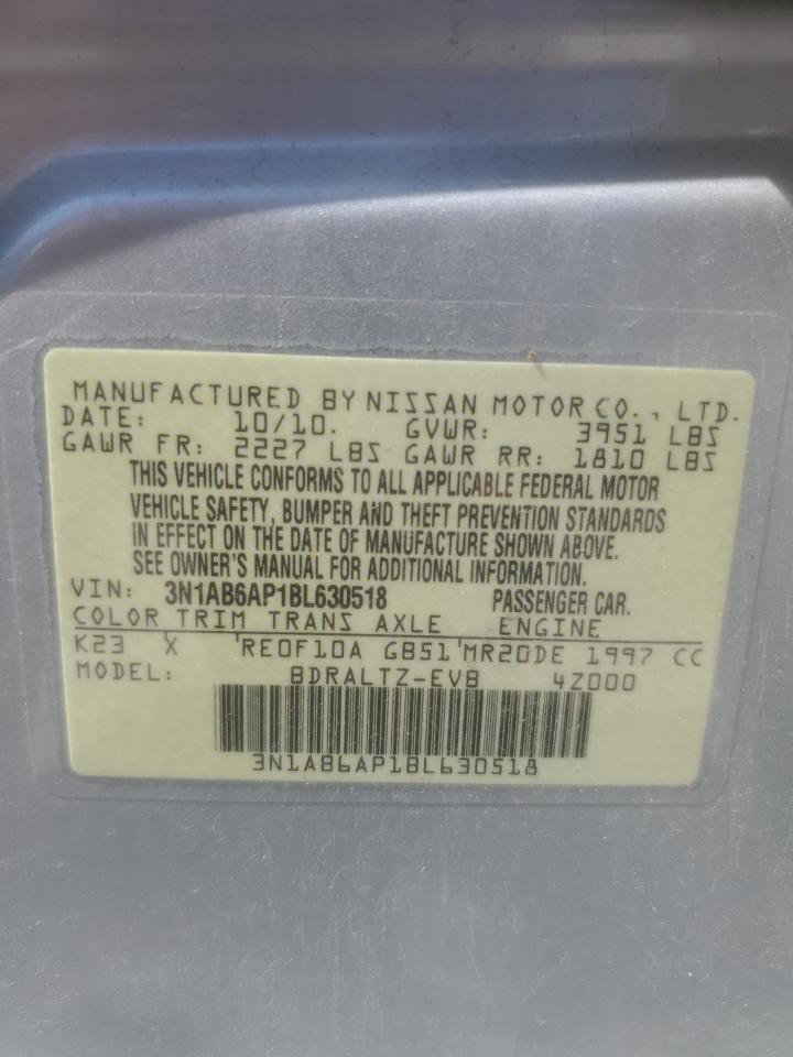 3N1AB6AP1BL630518 2011 Nissan Sentra 2.0