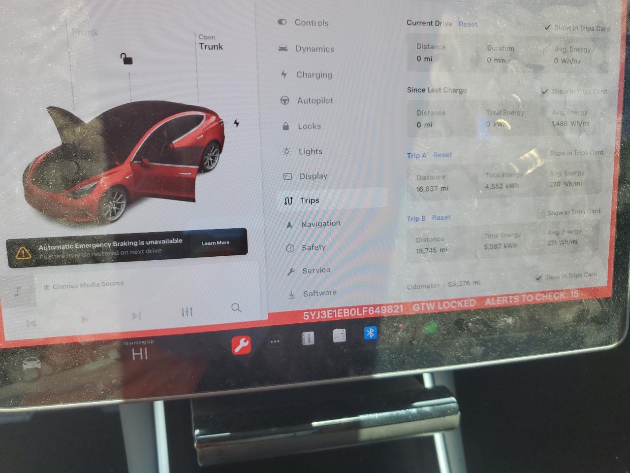 5YJ3E1EB0LF649821 2020 Tesla Model 3