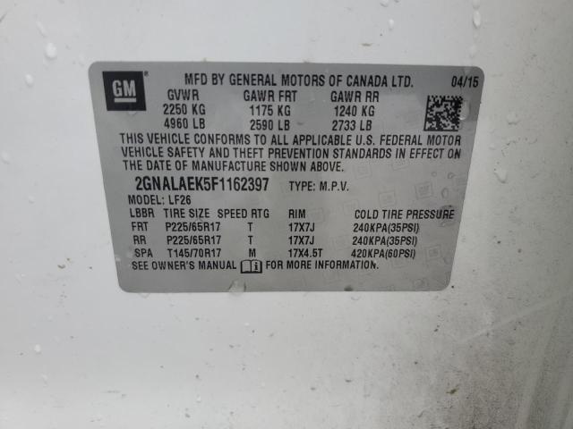 2GNALAEK5F1162397 2015 CHEVROLET EQUINOX - Image 12