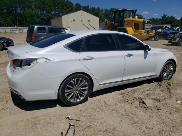 GENESIS G80 BASE 2017 white  gas KMHGN4JE9HU168494 photo #4