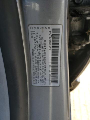 2003 Volkswagen Passat Glx 4Motion VIN: WVWTH63B33P185971 Lot: 63147394