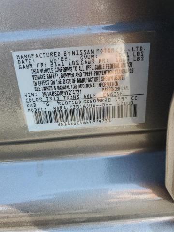 2022 Nissan Sentra Sv VIN: 3N1AB8CV8NY274731 Lot: 61951004