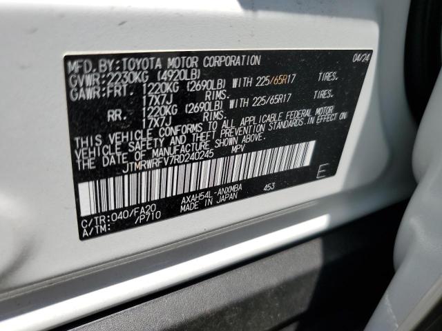 2024 TOYOTA RAV4 XLE - JTMRWRFV7RD240245