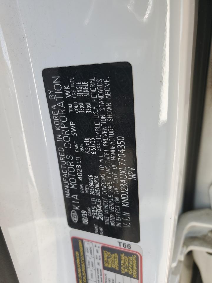 KNDJ23AUXL7704350 2020 Kia Soul Lx