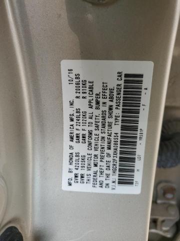 2017 HONDA ACCORD LX - 1HGCR2F3XHA086554