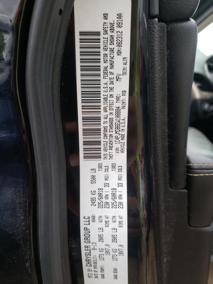 1C4PJMDB6EW108884 2014 Jeep Cherokee Limited