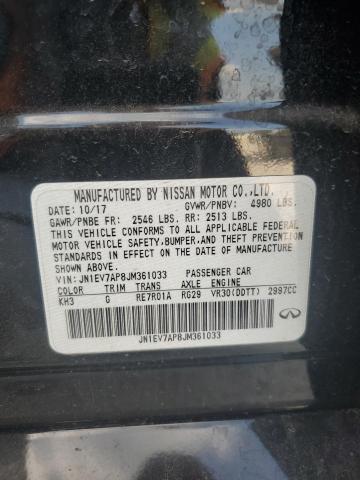 2018 INFINITI Q50 LUXE - JN1EV7AP8JM361033