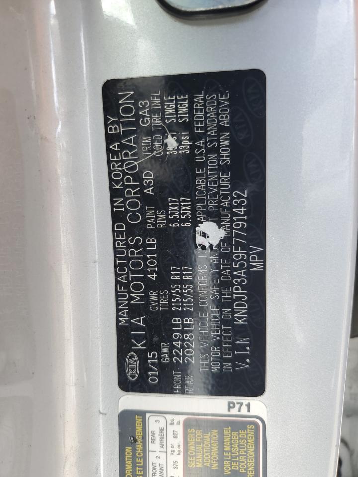 KNDJP3A59F7791432 2015 Kia Soul +