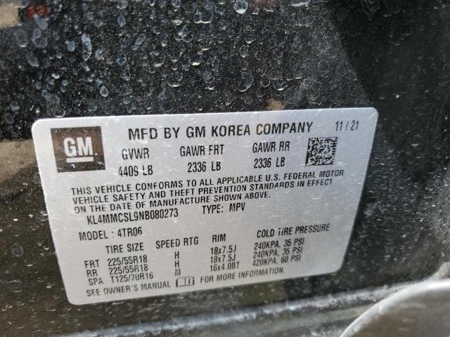 2022 Buick Encore Gx Preferred VIN: KL4MMCSL9NB080273 Lot: 60894384