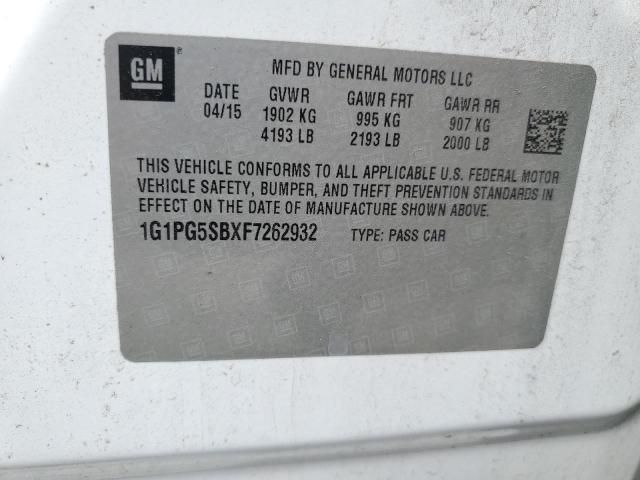 2015 CHEVROLET CRUZE LTZ - 1G1PG5SBXF7262932