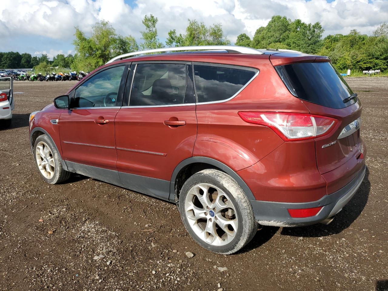 Lot #2821485366 2014 FORD ESCAPE TIT