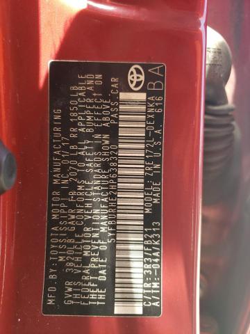 2017 TOYOTA COROLLA L - 5YFBURHE2HP638320