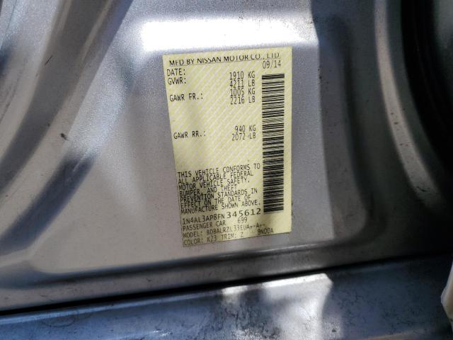 2015 NISSAN ALTIMA 2.5 - 1N4AL3AP8FN345612