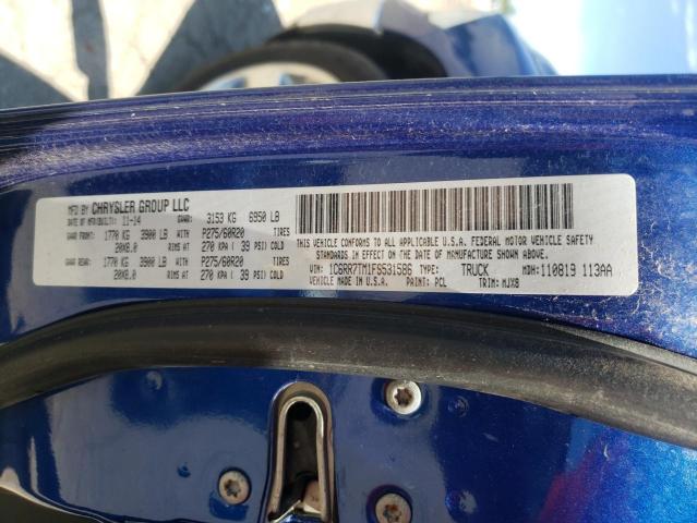 2015 Ram 1500 Slt VIN: 1C6RR7TM1FS531586 Lot: 61574084