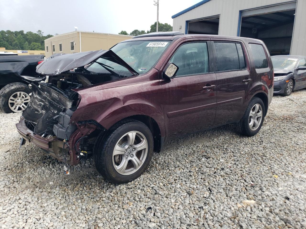 2014 Honda Pilot Exl vin: 5FNYF3H53EB013384