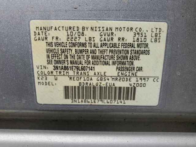 2009 Nissan Sentra 2.0 VIN: 3N1AB61E79L607141 Lot: 61965854