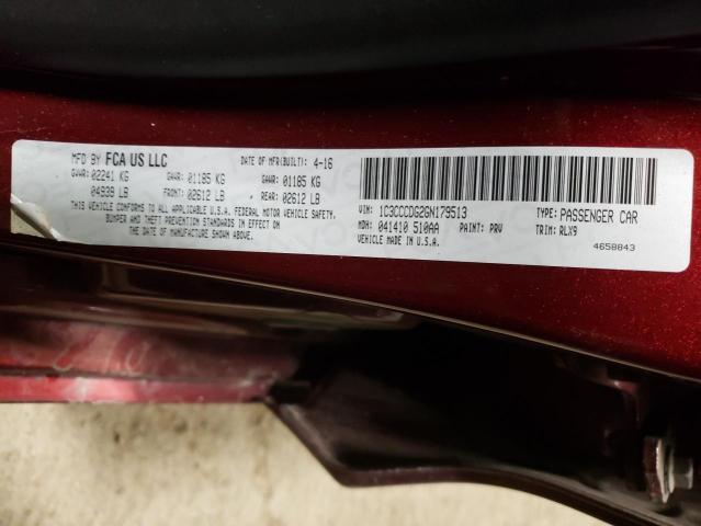 2016 CHRYSLER 200 S - 1C3CCCDG2GN179513