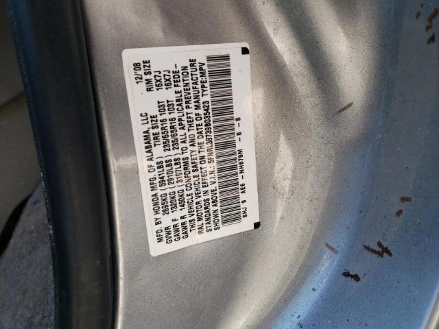 2009 Honda Odyssey Exl VIN: 5FNRL38739B035423 Lot: 61791624