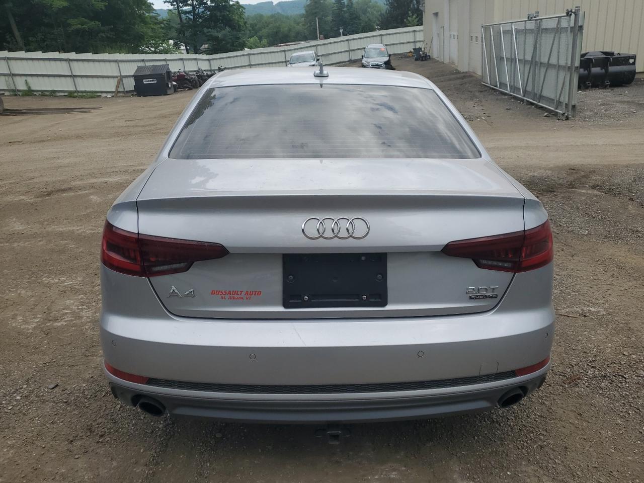 WAUENAF49JA167229 2018 Audi A4 Premium Plus