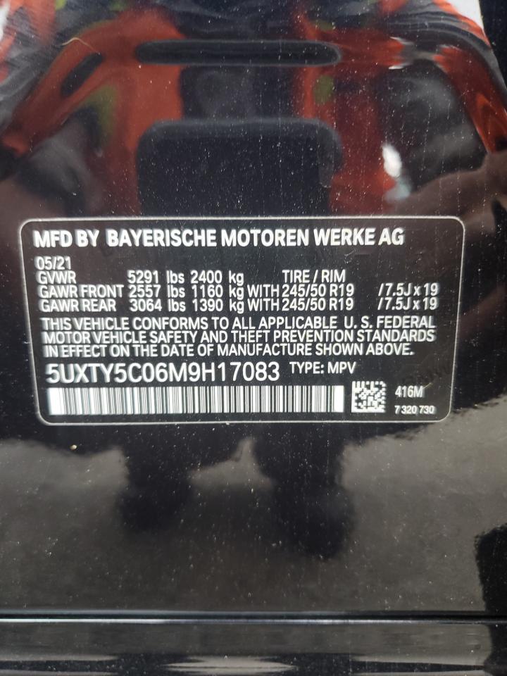 5UXTY5C06M9H17083 2021 BMW X3 xDrive30I