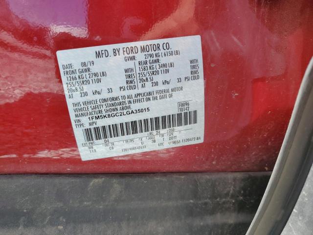 2020 FORD EXPLORER S - 1FM5K8GC2LGA35015