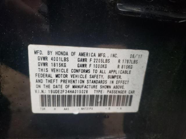 2017 ACURA ILX BASE W - 19UDE2F34HA015026
