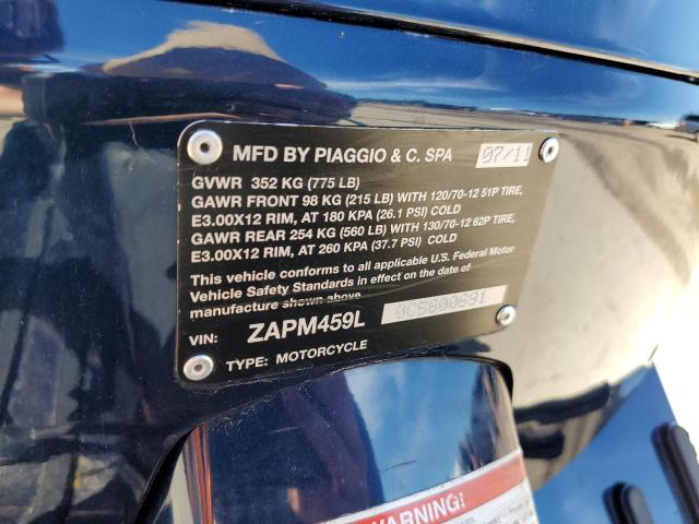 2012 VESPA GTS 300 SU - ZAPM459L0C5800691