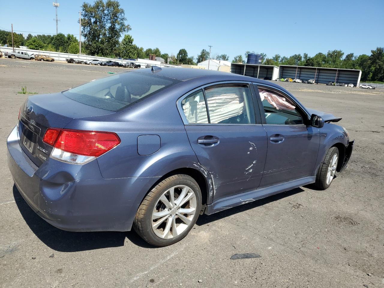 SUBARU LEGACY 2.5 2014 gray  gas 4S3BMBL67E3037318 photo #4