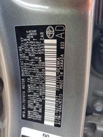 2018 TOYOTA COROLLA L - 2T1BURHE1JC009198