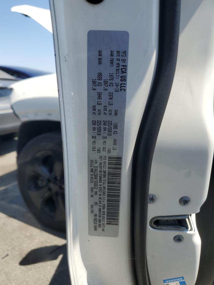 3C4NJCBB0KT652612 2019 Jeep Compass Latitude