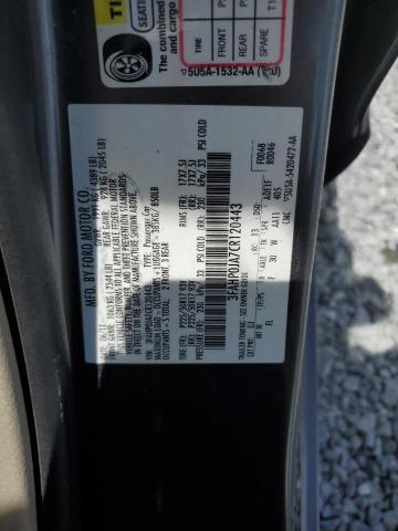 2012 Ford Fusion Sel VIN: 3FAHP0JA7CR120443 Lot: 62475504