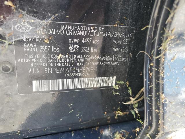 2017 Hyundai Sonata Se VIN: 5NPE24AF0HH528971 Lot: 61679744