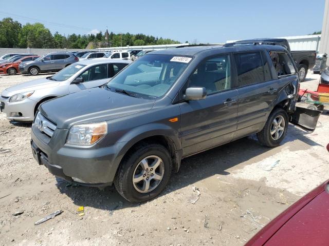 HONDA PILOT EXL 2008 gray  gas 5FNYF18508B047937 photo #1