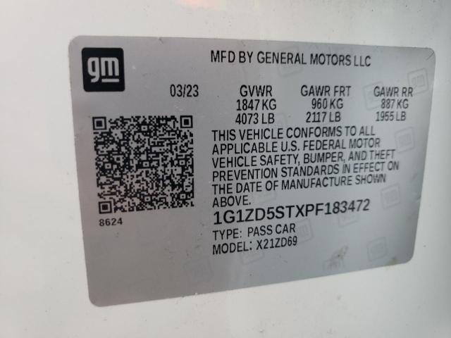 2023 CHEVROLET MALIBU LT - 1G1ZD5STXPF183472