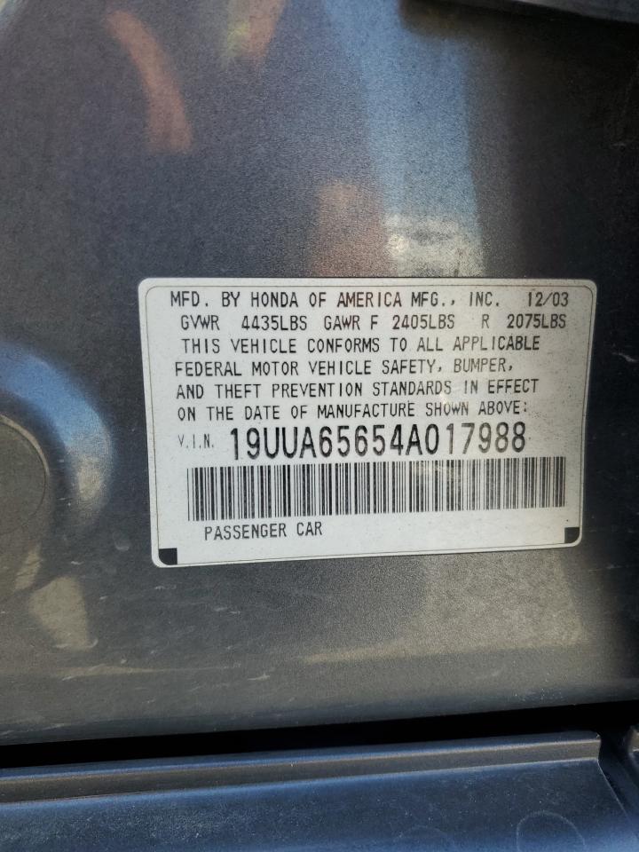 19UUA65654A017988 2004 Acura Tl