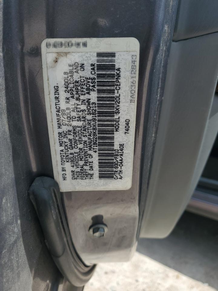 4T1BG28K8XU918213 1999 Toyota Camry Ce
