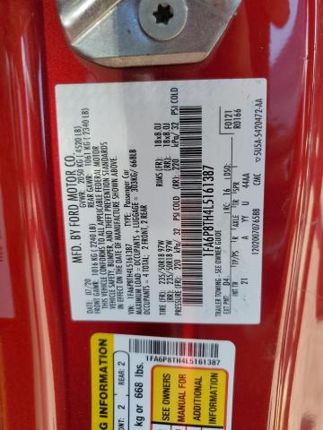 2020 FORD MUSTANG - 1FA6P8TH4L5161387